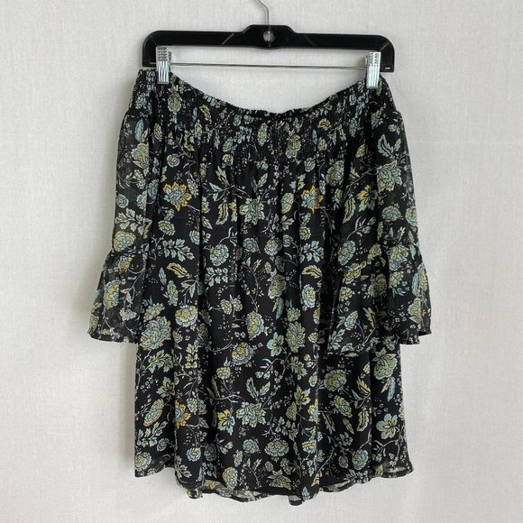 TORRID Off-shoulder Pattern Sheer Top - Picture 7 of 7